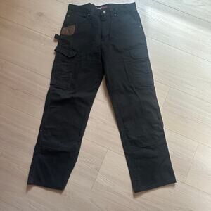Wrangler RIGGS Workwear Black Cargo Pants 32x34 Utility Work